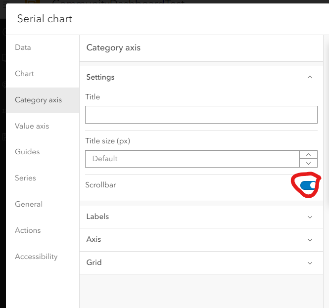Dashboard chart design Esri Community