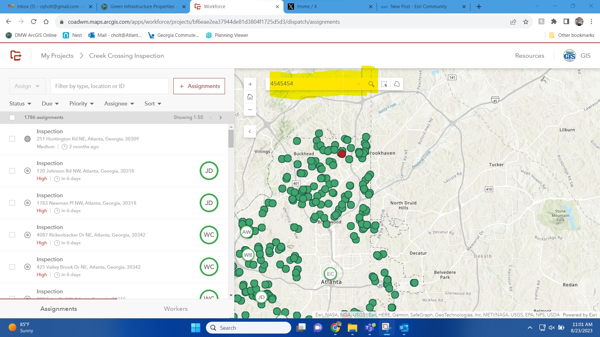 Configure search settings in Dashboard map Esri Community