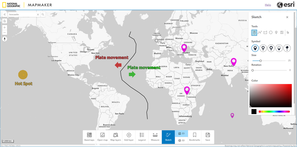 National Geographic Map Maker