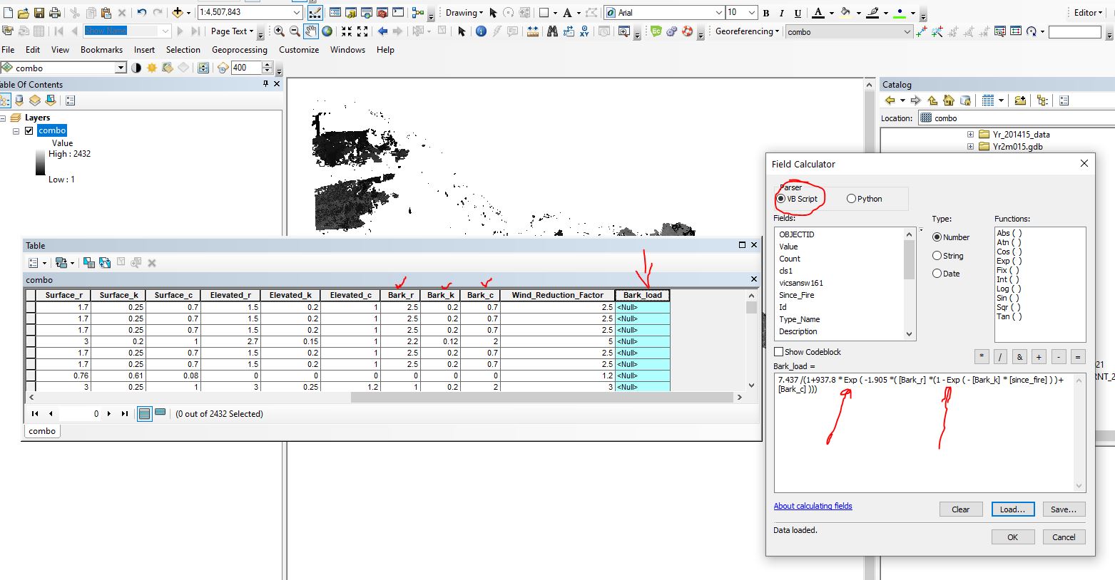 arcpy calculatefield expression codeblock exponent... Esri Community