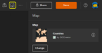 Map changed in the project