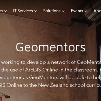 New Zealand GIS in Schools Geomentor Community
