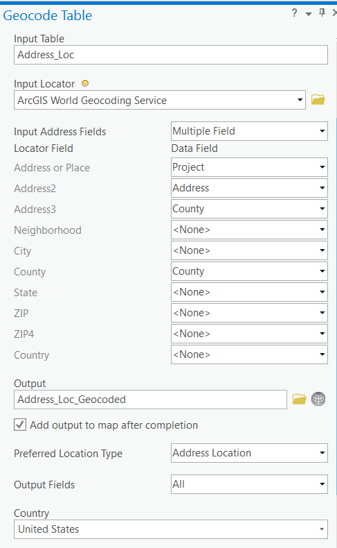 Solved: Geocoding Address Please Help Been 5 Hours Arc GIS... - Esri ...