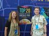 A photo of the authors of Top 20 Essential Skills for ArcGIS Pro, with Bonnie Shrewsbury on the left and Barry Waite on the right.