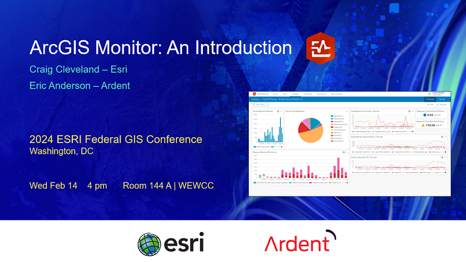 ArcGIS Monitor At Esri 2024 Federal GIS Conference Esri Community   93918iA49ACF9E675AE79A