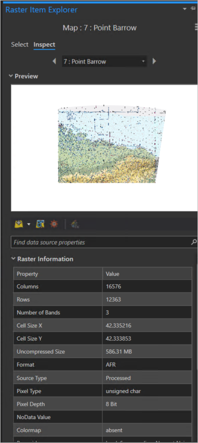 View Mosaic Data Item Paths in ArcGIS Pro Esri Community