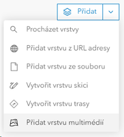 Přidání vrstvy multimédií Přidání vrstvy multimédií