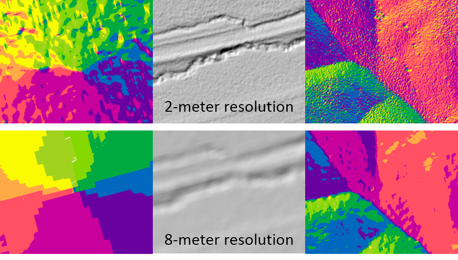 Improvement using high-resolution elevation data
