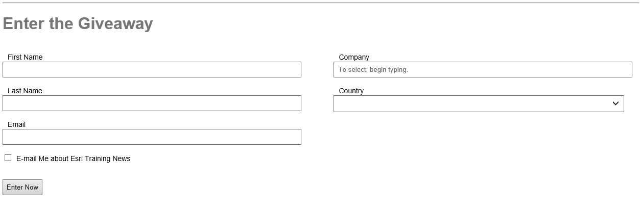 Esri Certification Giveaway