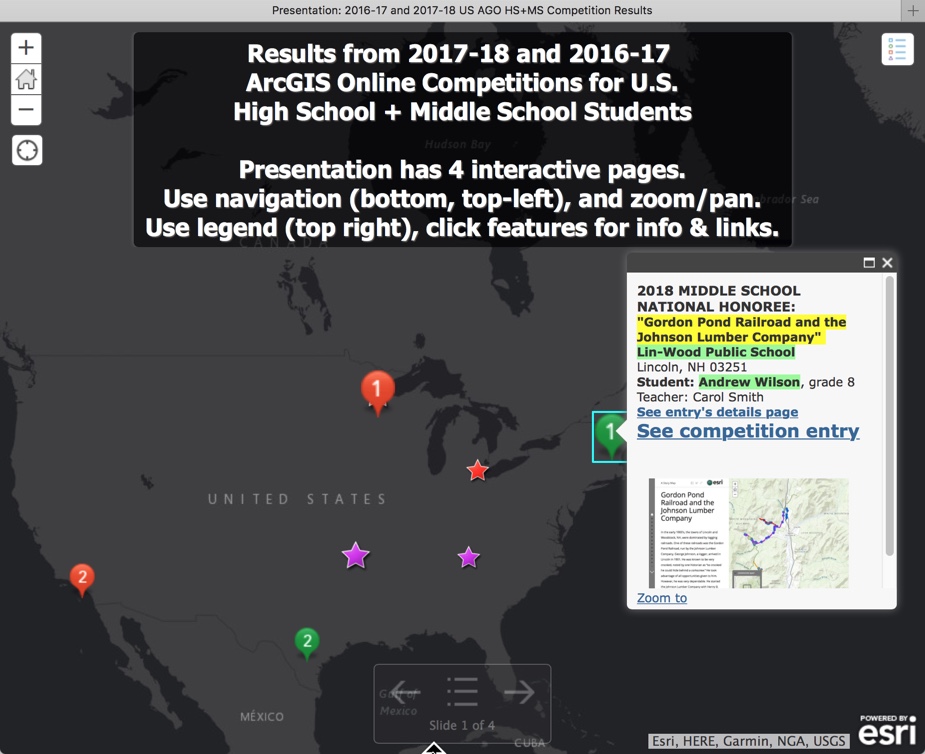 Competition Results map image