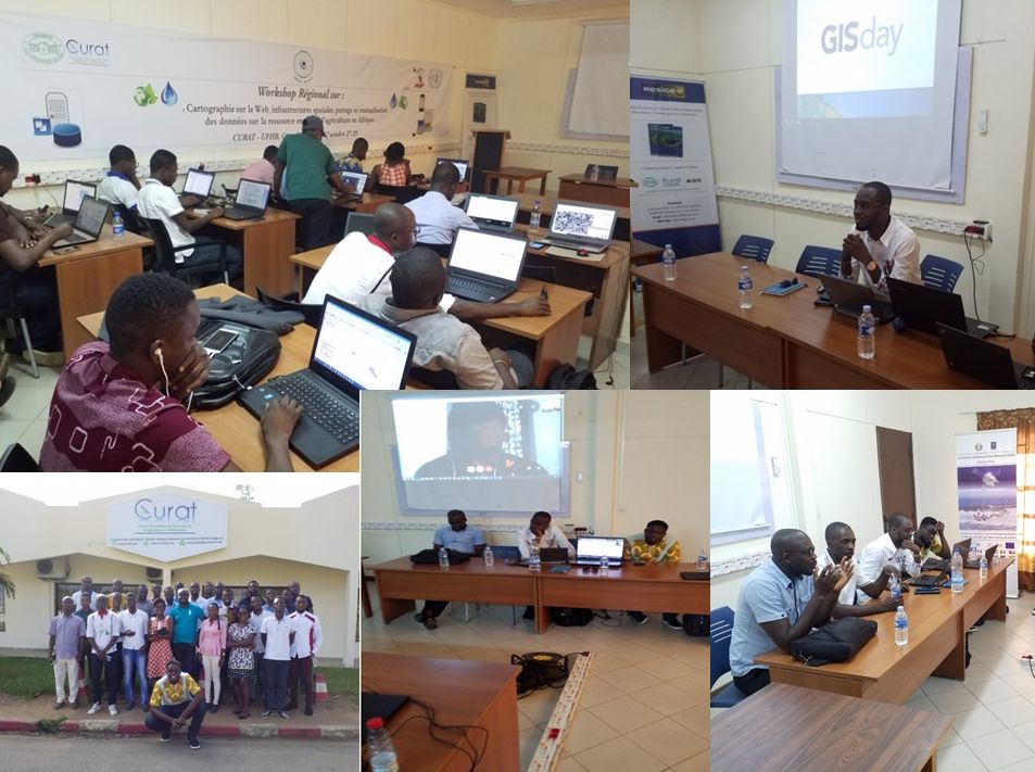 GIS Day activities in Cote de Ivorie.