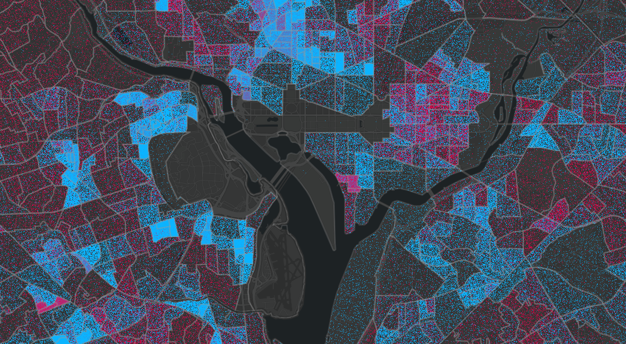 Dot density maps improve visualization and more accurately depict data