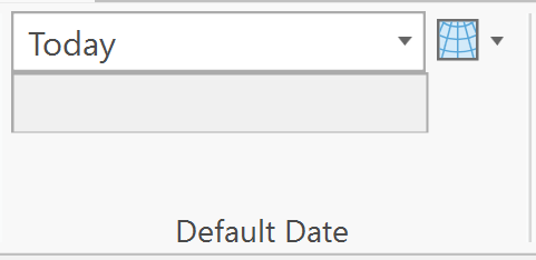 VRP Ribbon Default Date section